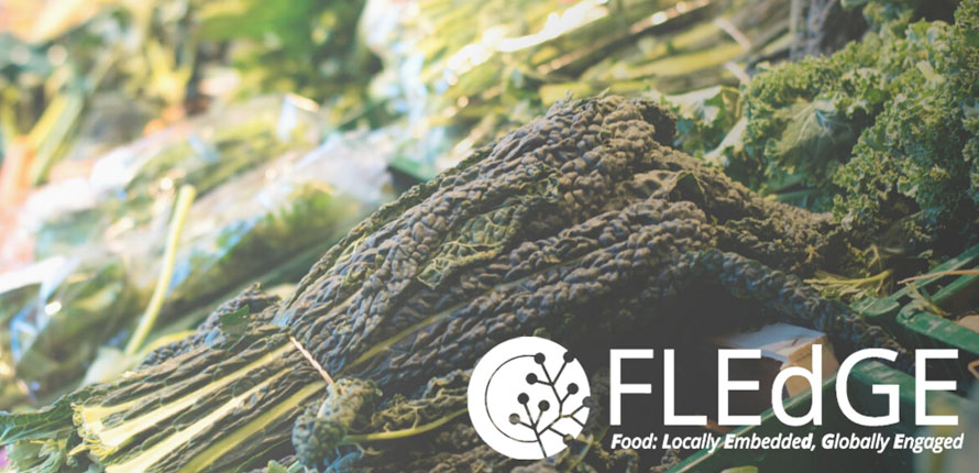 vegetables with the FLEdGE logo