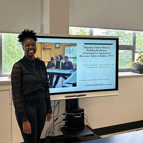 Congratulations Susan Ombwori, MES!